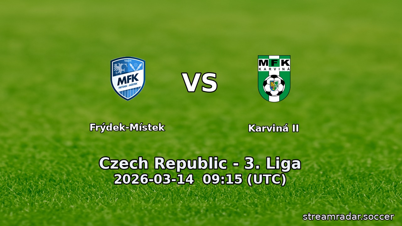 Frýdek-Místek vs Karviná II