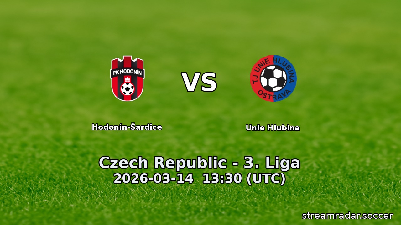 Hodonín-Šardice vs Unie Hlubina