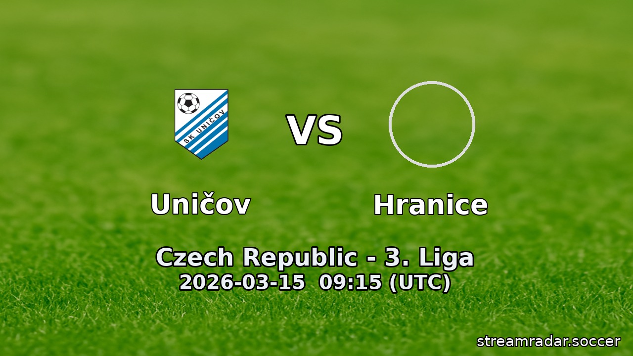 Uničov vs Hranice