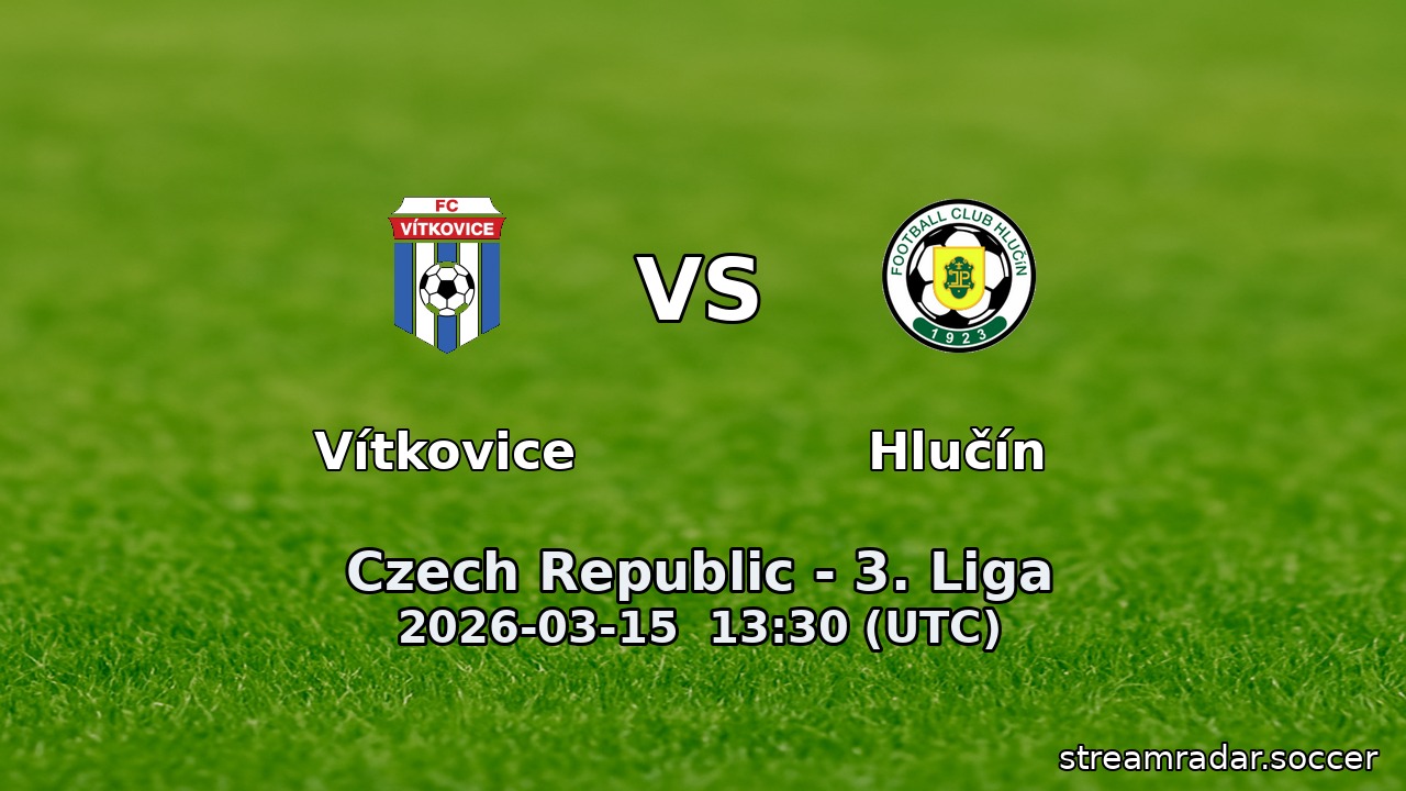 Vítkovice vs Hlučín