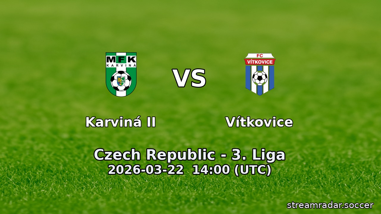 Karviná II vs Vítkovice
