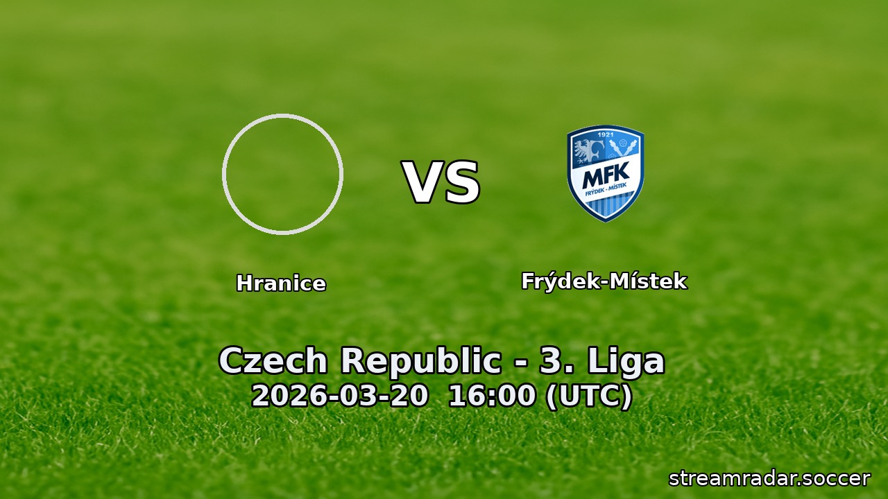 Hranice vs Frýdek-Místek