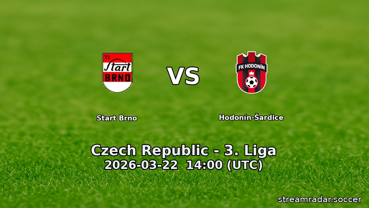 Start Brno vs Hodonín-Šardice