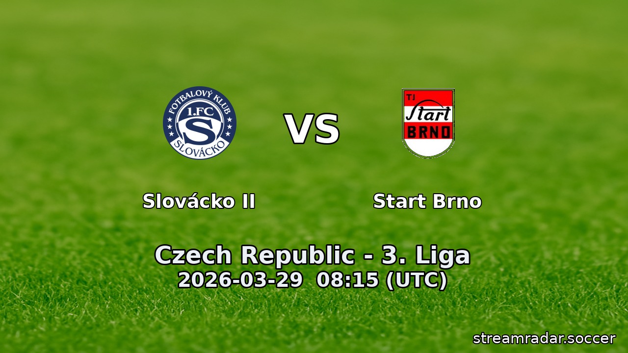 Slovácko II vs Start Brno