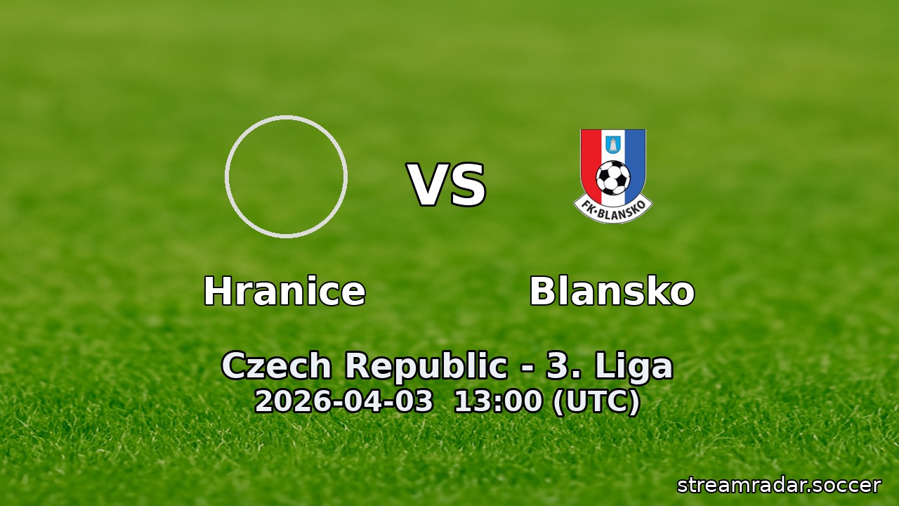 Hranice vs Blansko