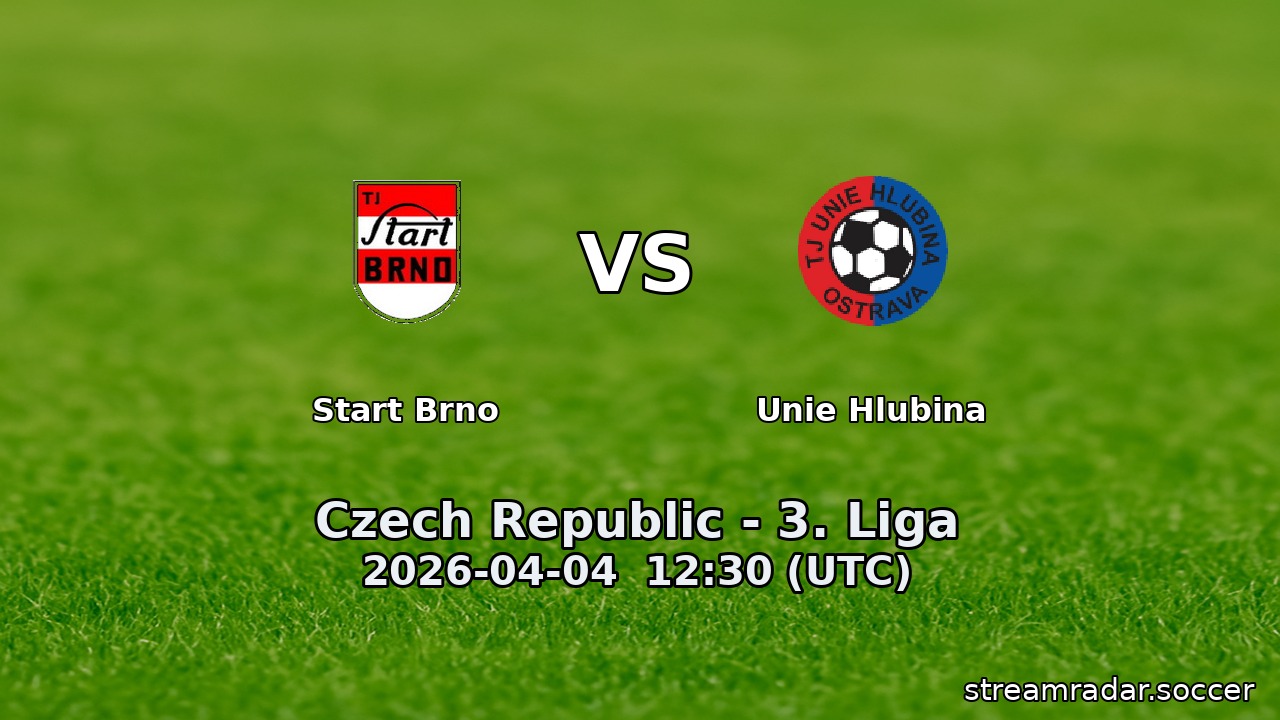 Start Brno vs Unie Hlubina