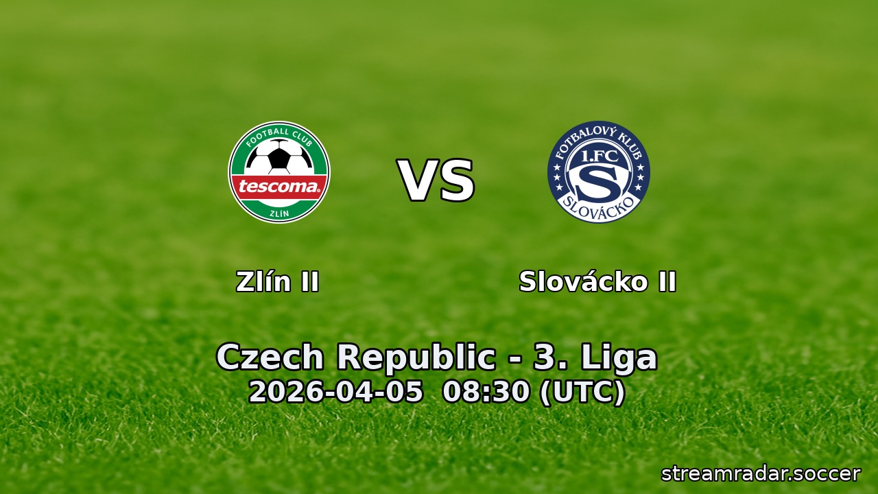 Zlín II vs Slovácko II
