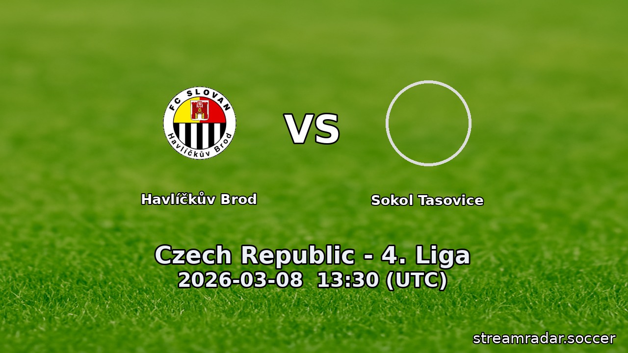 Havlíčkův Brod vs Sokol Tasovice