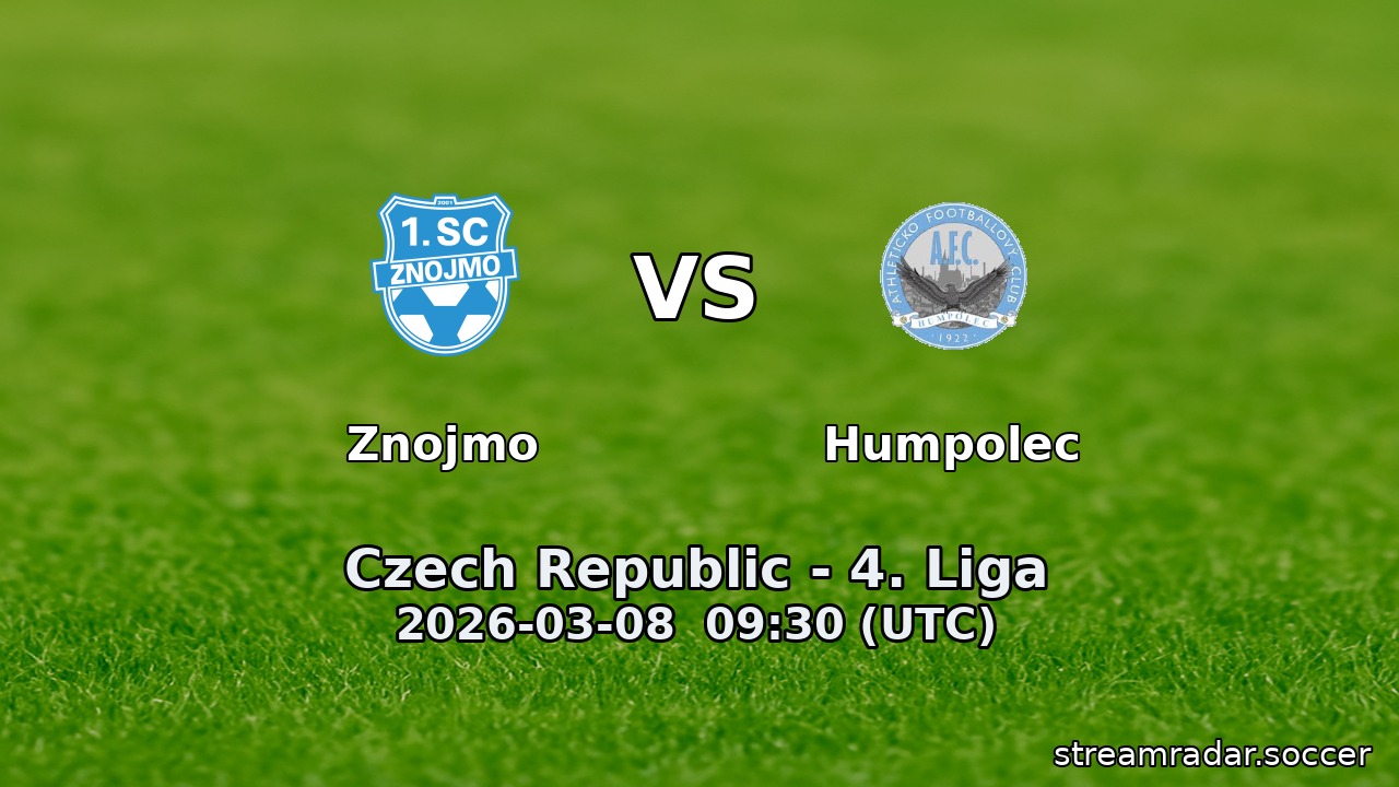 Znojmo vs Humpolec