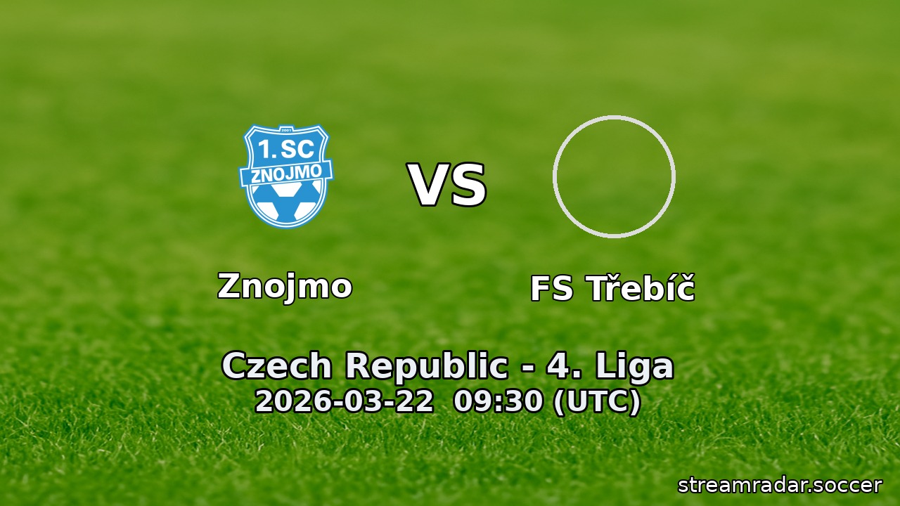 Znojmo vs FS Třebíč
