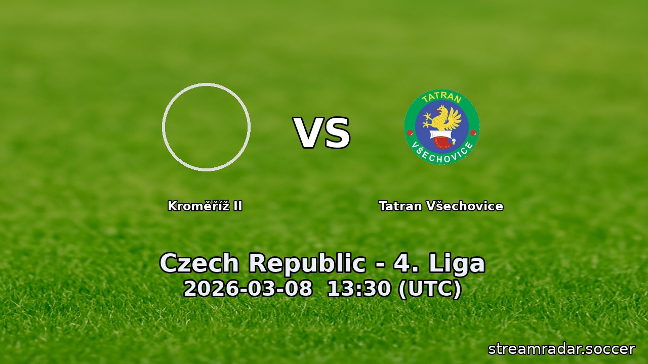 Kroměříž II vs Tatran Všechovice