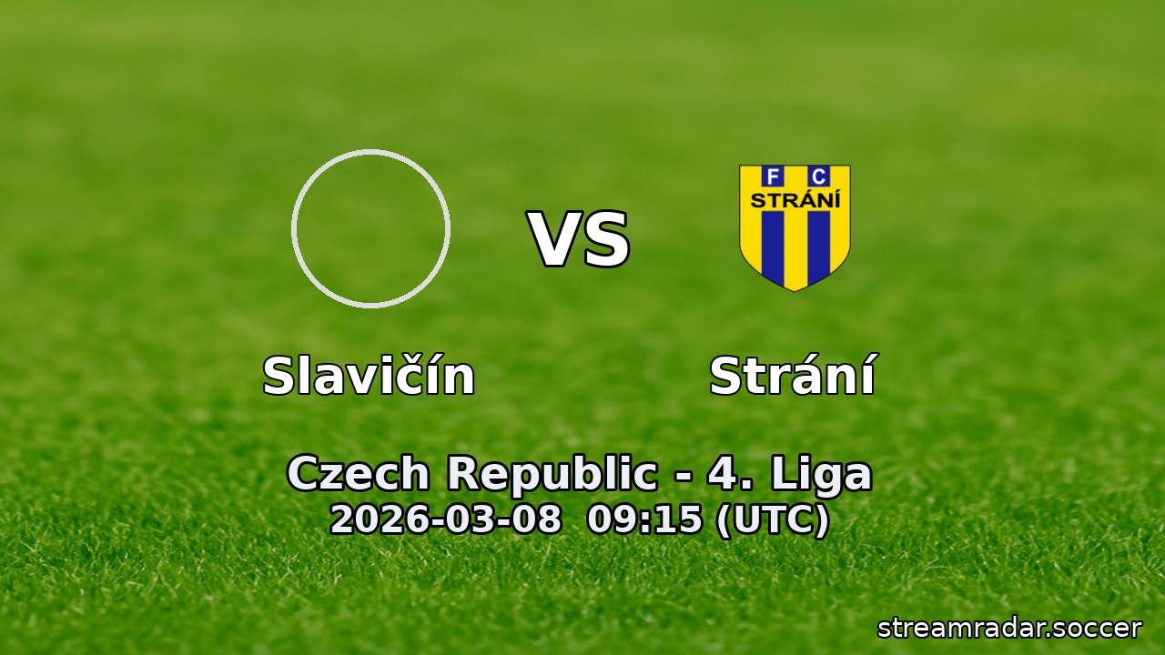 Slavičín vs Strání