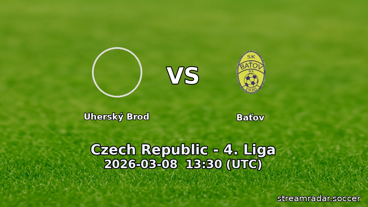 Uherský Brod vs Baťov