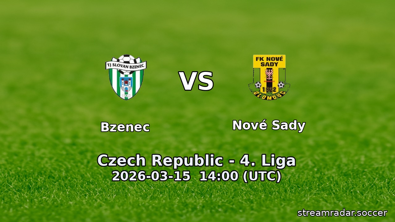 Bzenec vs Nové Sady
