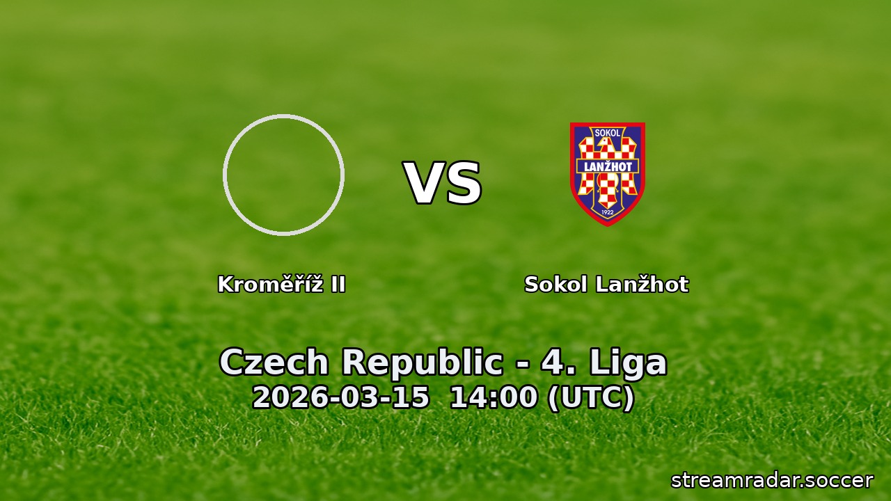 Kroměříž II vs Sokol Lanžhot