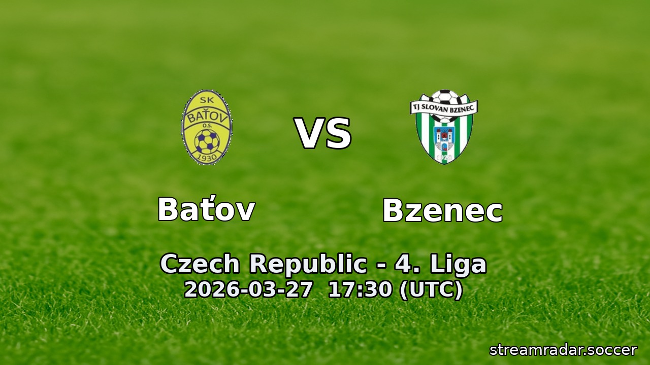 Baťov vs Bzenec