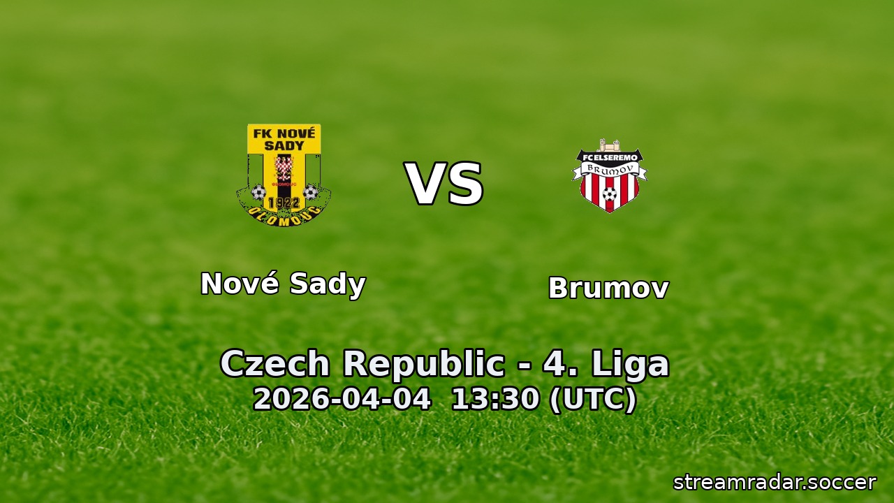 Nové Sady vs Brumov