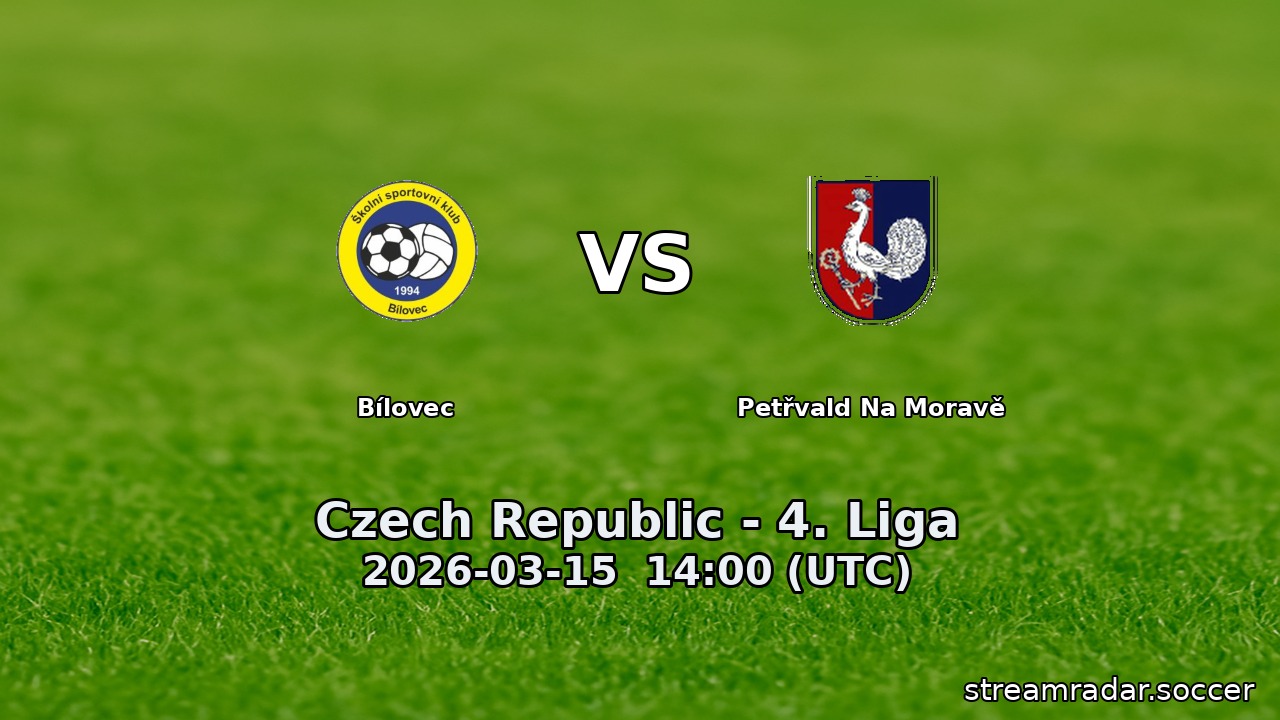 Bílovec vs Petřvald Na Moravě
