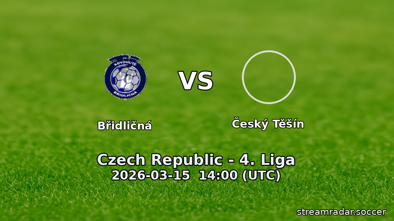 Břidličná vs Český Těšín