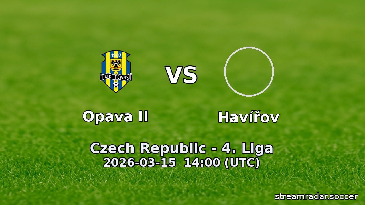 Opava II vs Havířov