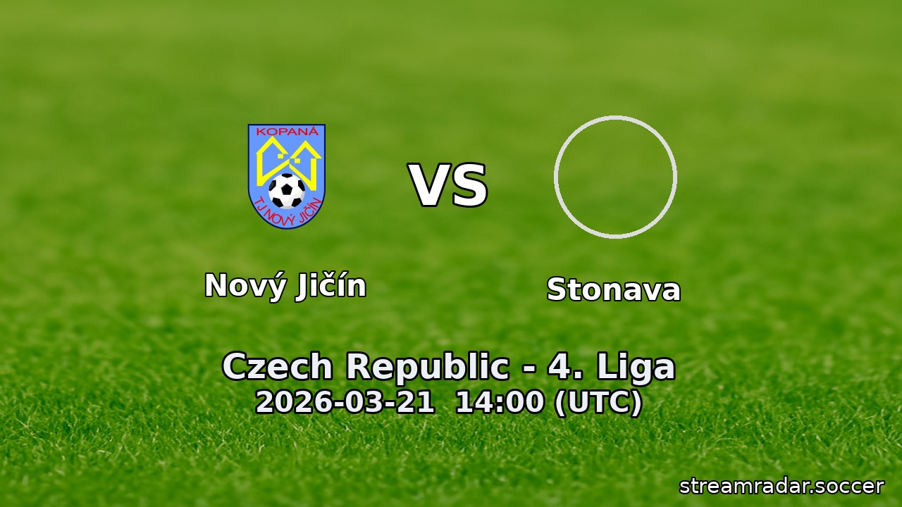 Nový Jičín vs Stonava