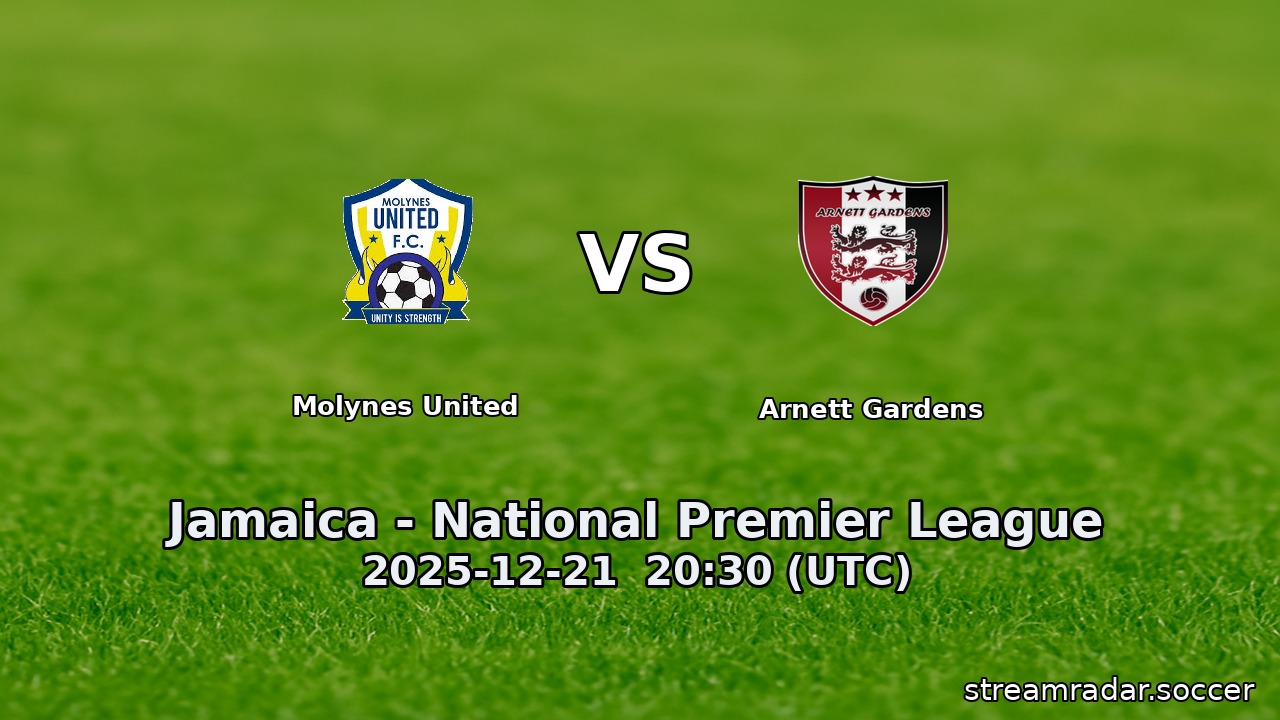 Molynes United vs Arnett Gardens