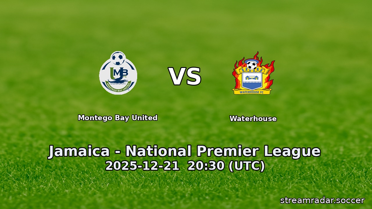 Montego Bay United vs Waterhouse
