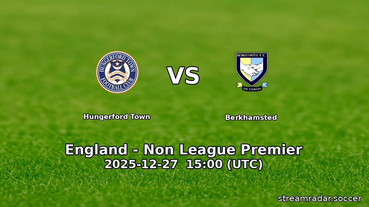 Hungerford Town vs Berkhamsted