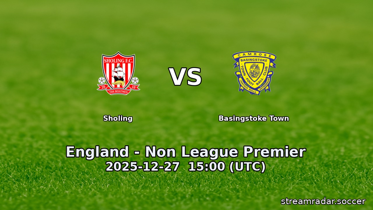 Sholing vs Basingstoke Town