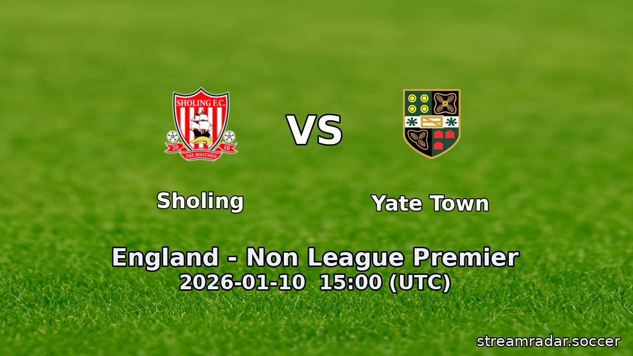 Sholing vs Yate Town