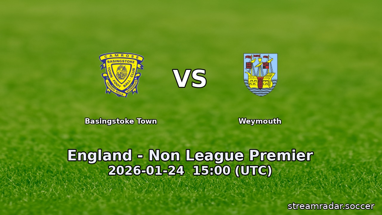 Basingstoke Town vs Weymouth