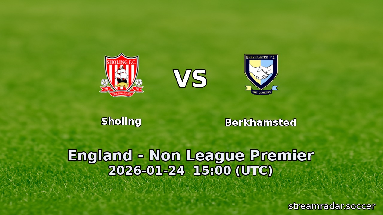 Sholing vs Berkhamsted