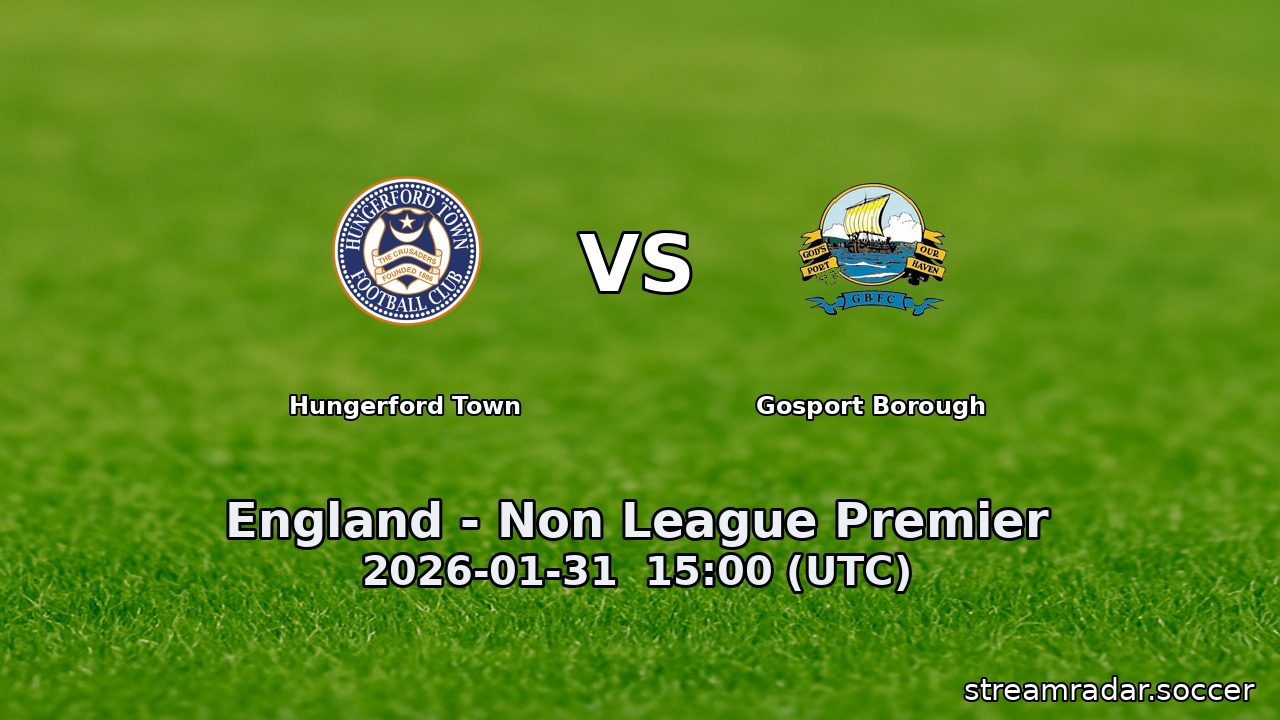 Hungerford Town vs Gosport Borough