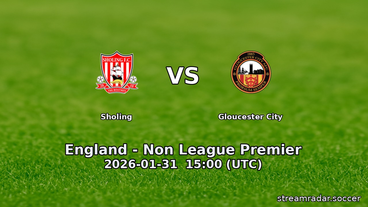 Sholing vs Gloucester City
