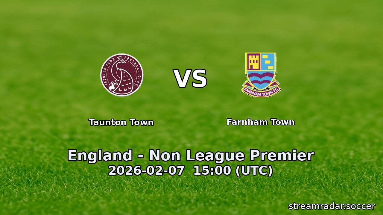 Taunton Town vs Farnham Town