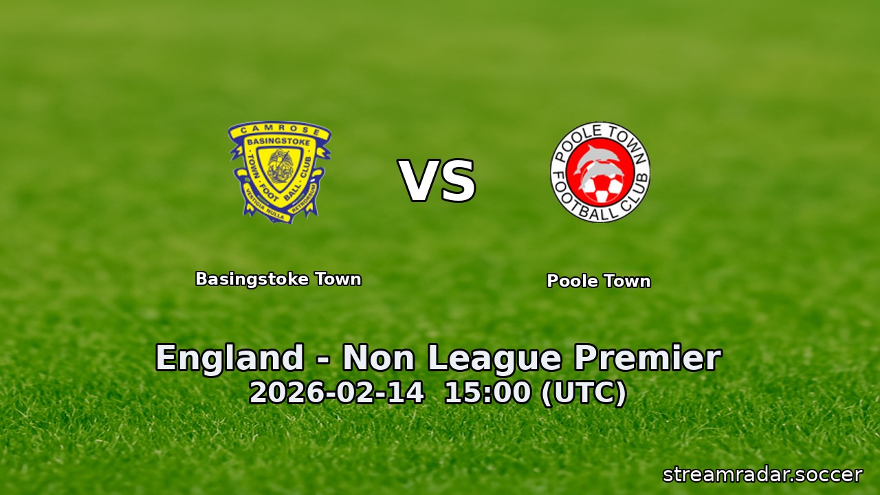 Basingstoke Town vs Poole Town