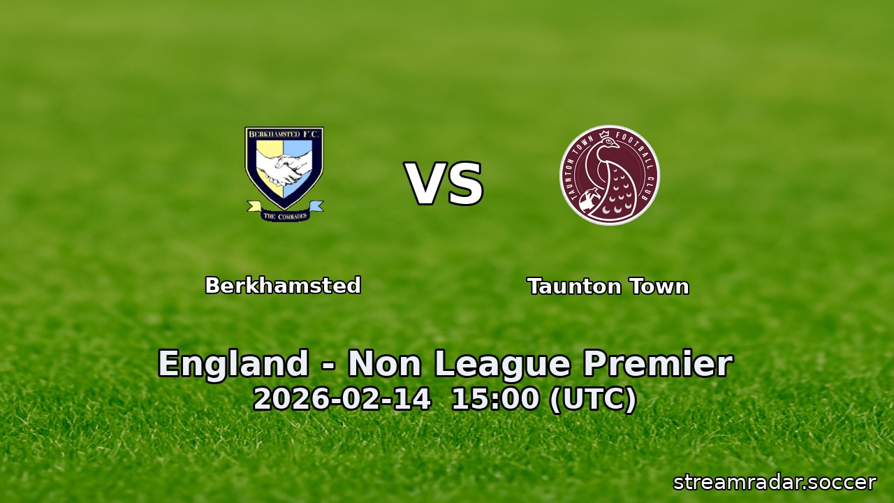 Berkhamsted vs Taunton Town