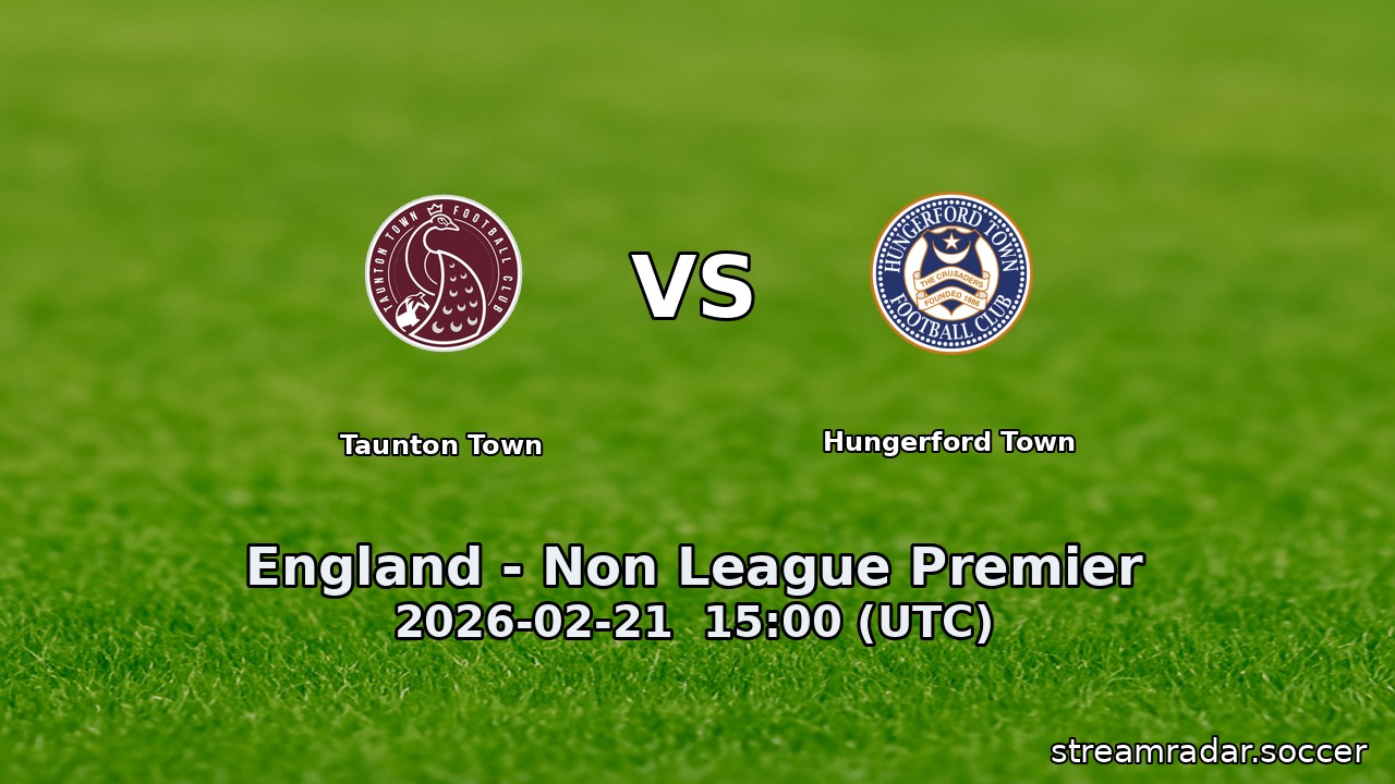 Taunton Town vs Hungerford Town