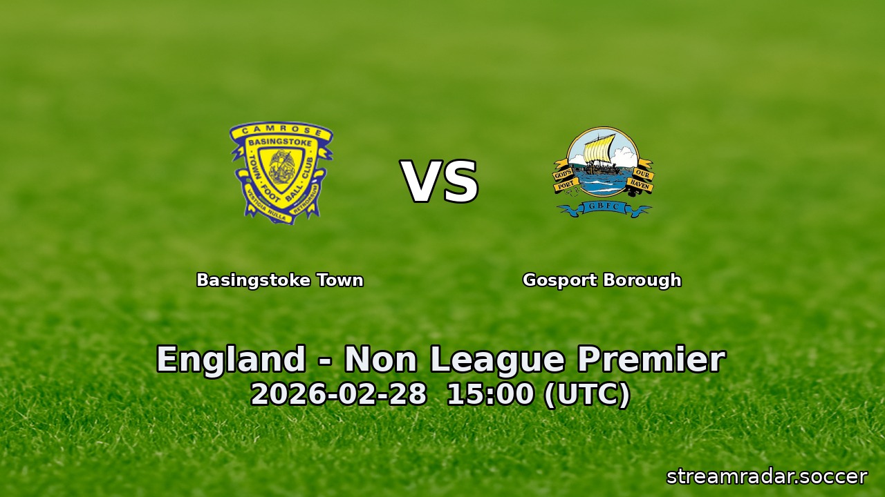 Basingstoke Town vs Gosport Borough