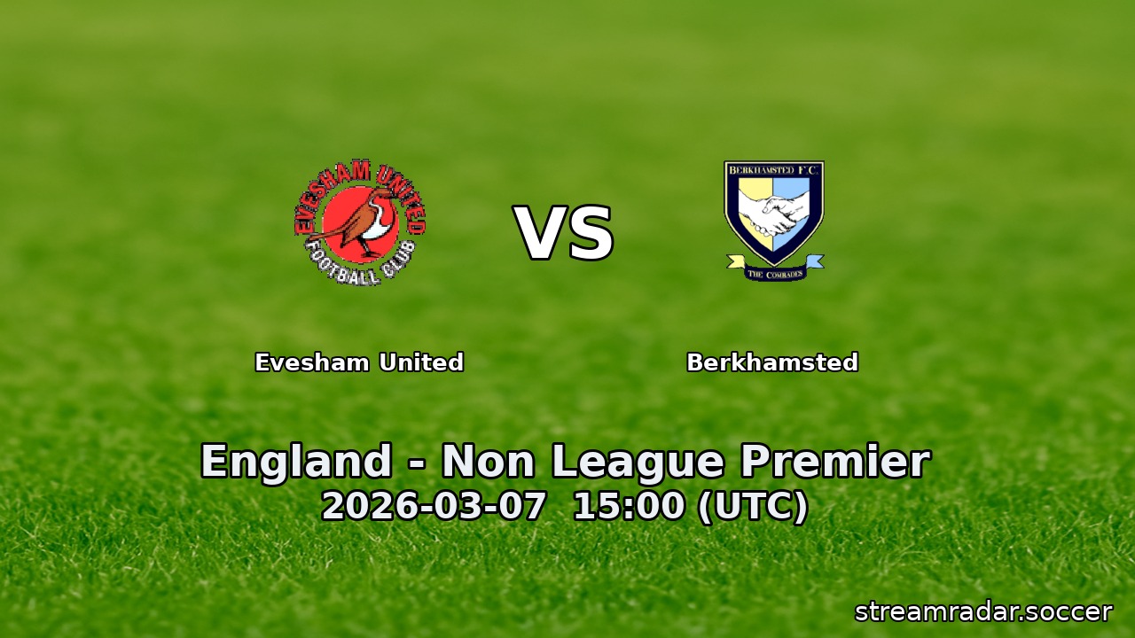 Evesham United vs Berkhamsted