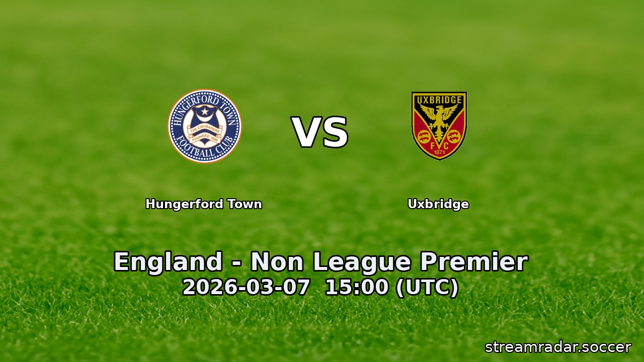 Hungerford Town vs Uxbridge