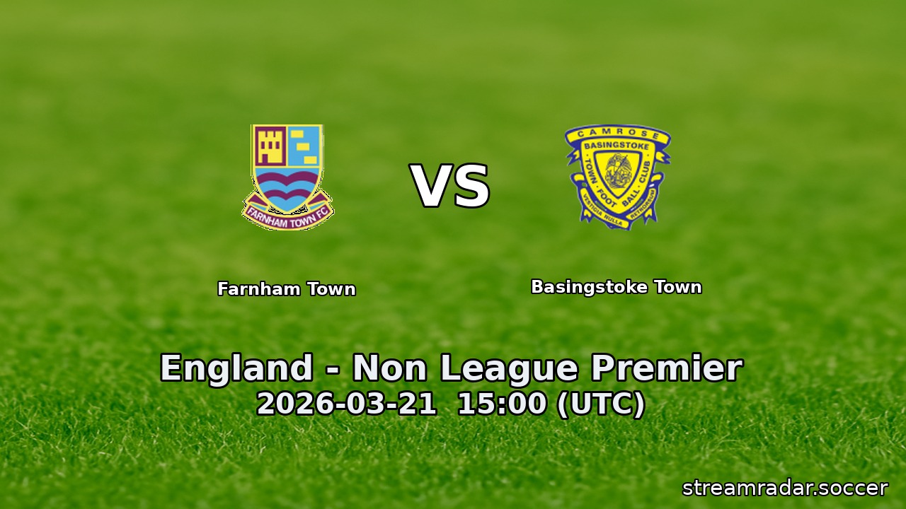 Farnham Town vs Basingstoke Town