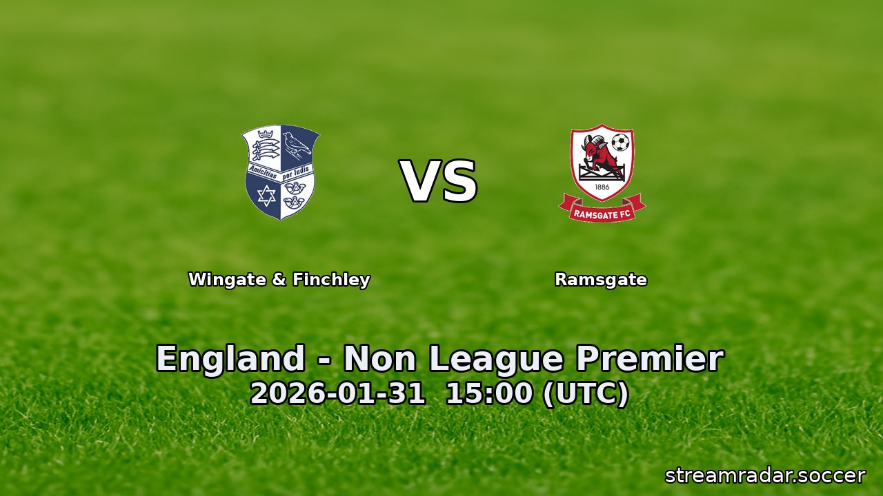 Wingate & Finchley vs Ramsgate
