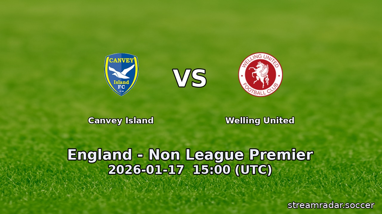 Canvey Island vs Welling United