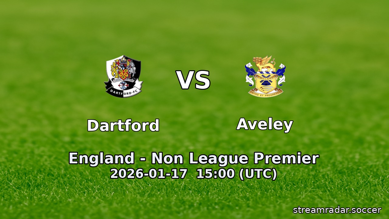 Dartford vs Aveley
