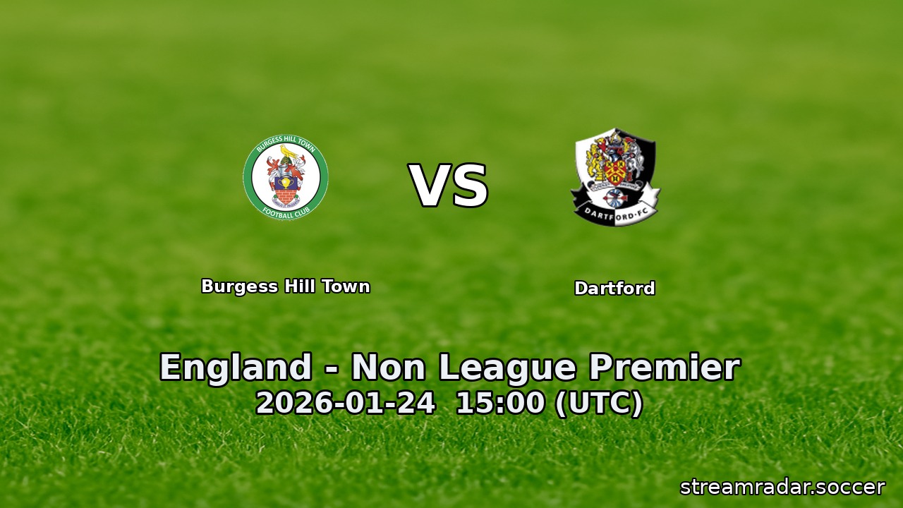 Burgess Hill Town vs Dartford