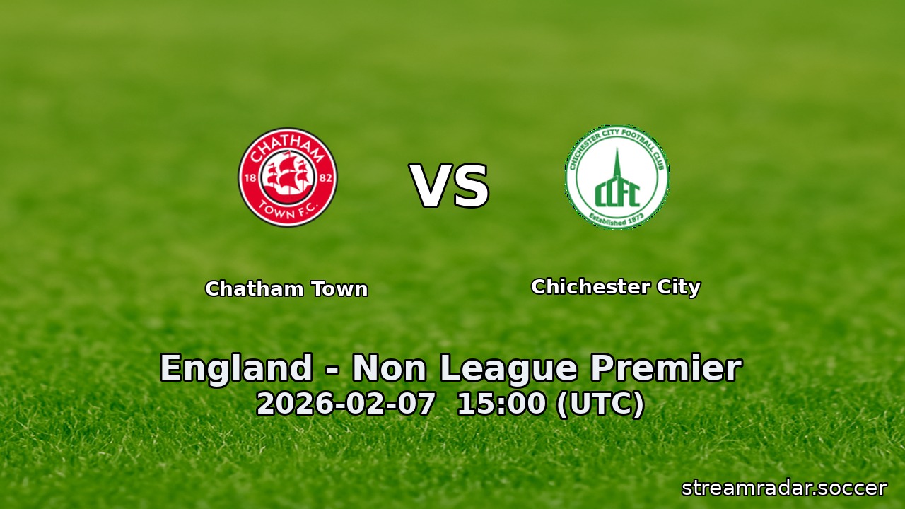Chatham Town vs Chichester City