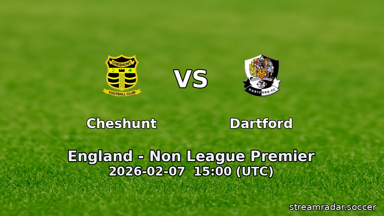 Cheshunt vs Dartford