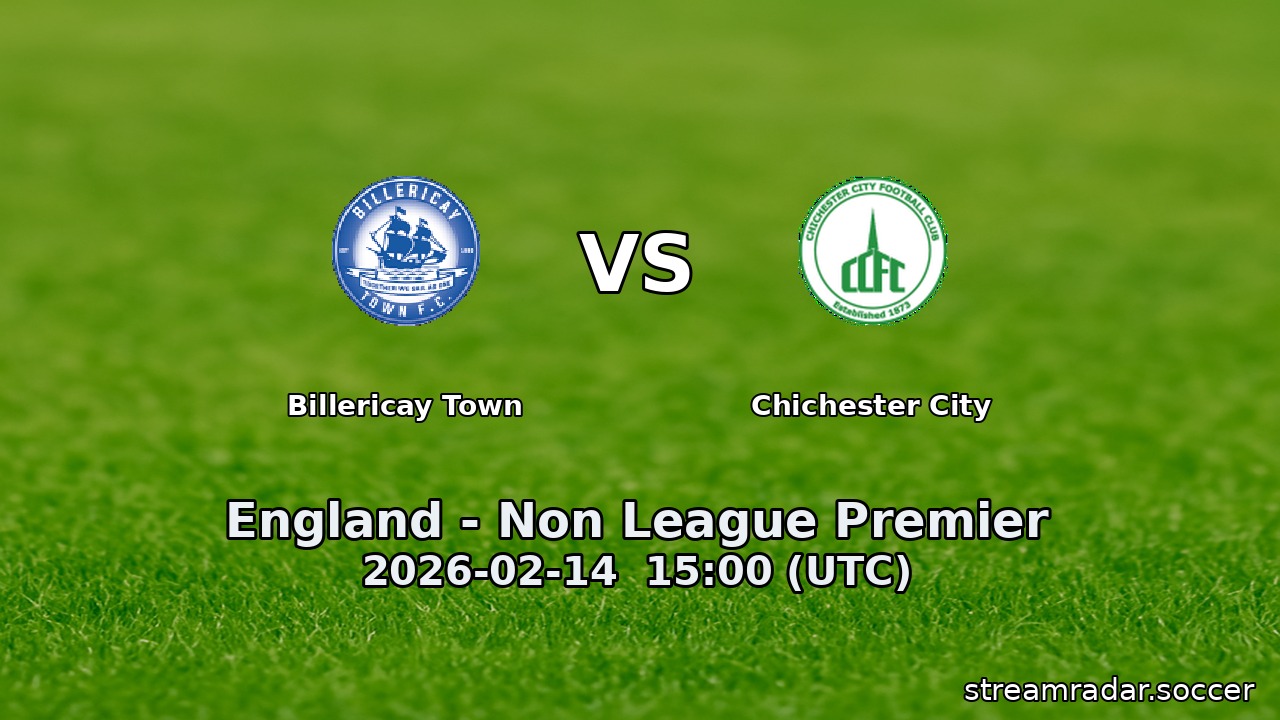 Billericay Town vs Chichester City