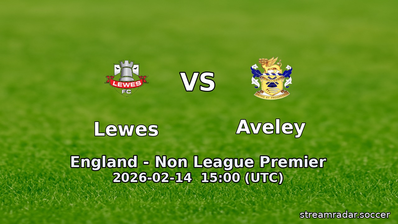 Lewes vs Aveley